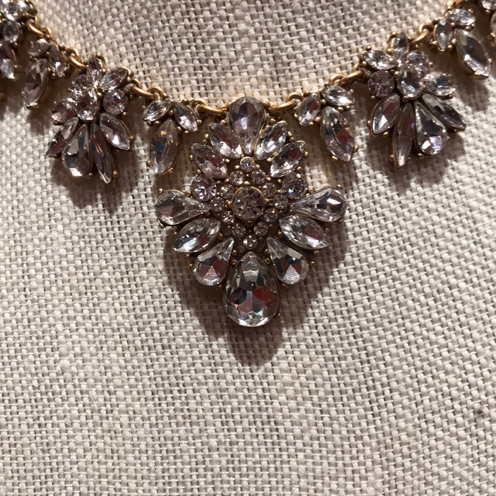 J. Crew Sparkling Statement Necklace - image 2